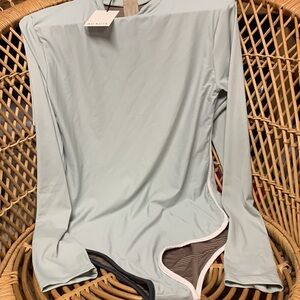 ACACIA  Ehukai full piece swimsuit new wtags size xlarge color haze new